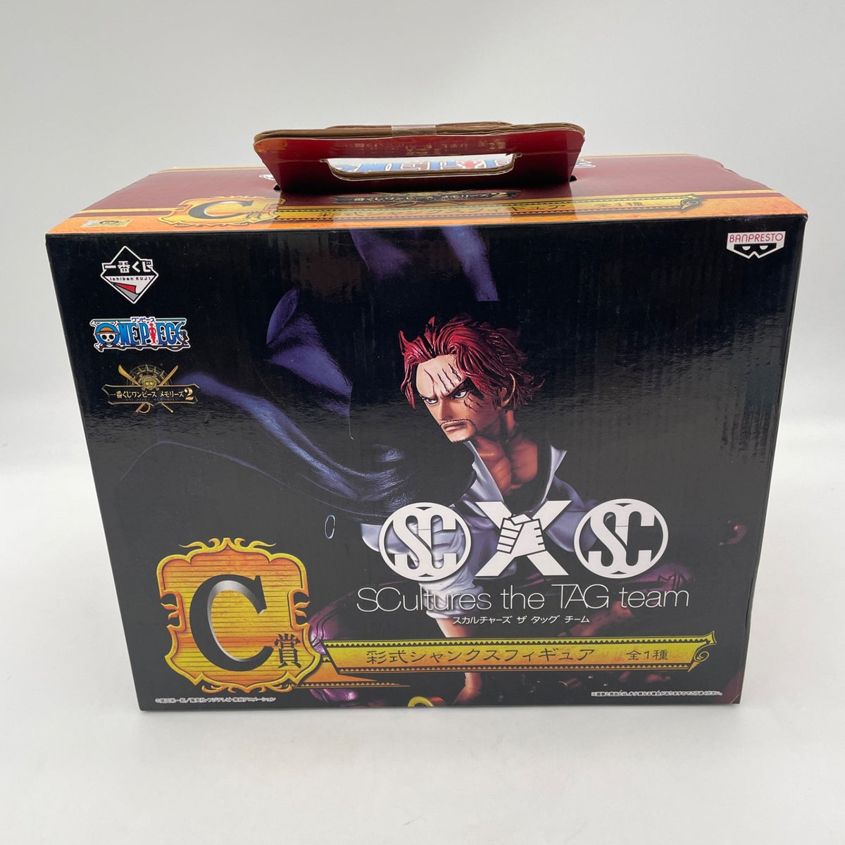 One Piece Shanks SCultures the TAG team Figure Ichiban kuji Prize C Banpresto
