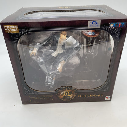 One Piece Portrait.Of.Pirates S.O.C Portgas D. Ace Figure POP BANDAI