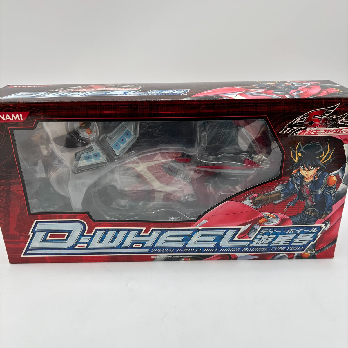 Yu-Gi-Oh Yugioh Five Deeds D-WHEEL Planet Yusei Fudou Figure Japan konami
