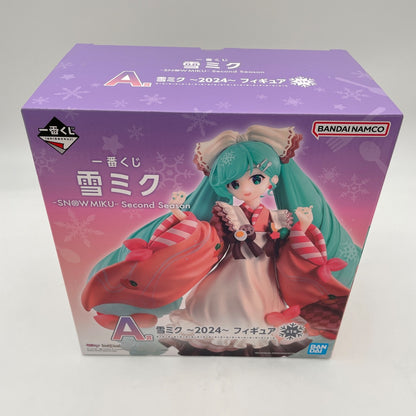 BANDAI Ichiban Kuji Snow Miku Second Season A Prize Yuki Miku 2024 Figure JP