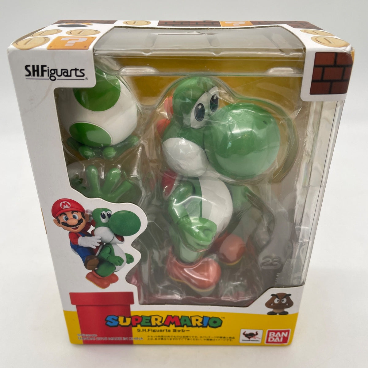 S.H. Figuarts Yoshi Action Figure Super Mario BrosBandai Japan import
