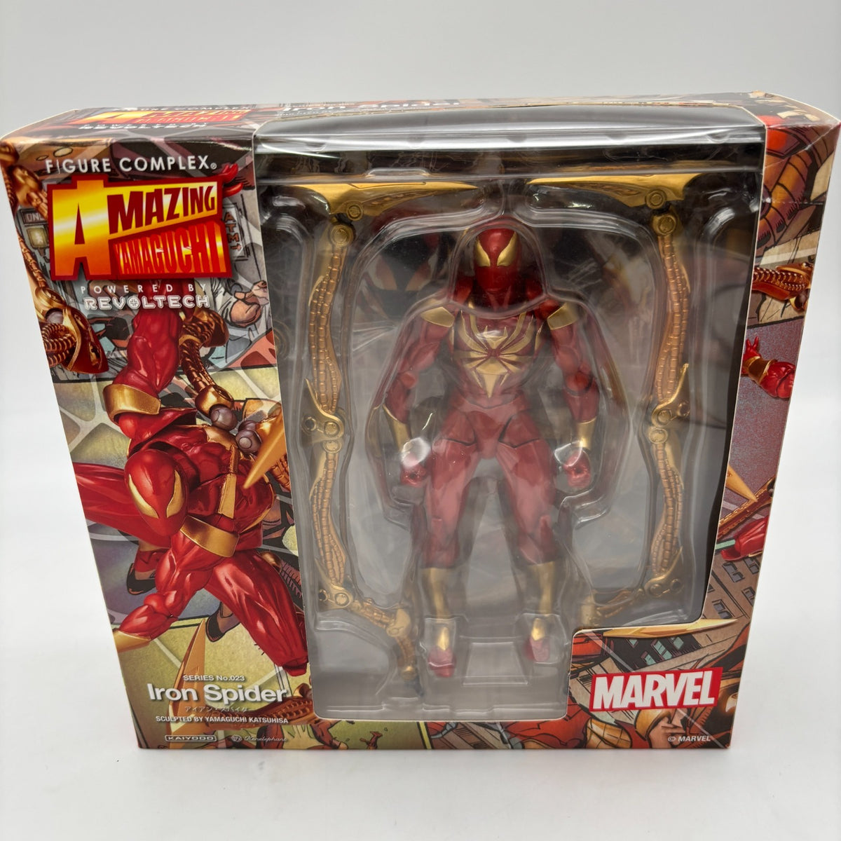 Figure Iron Spider Complex AMAZING YAMAGUCHI Revoltech Japan KAIYODO