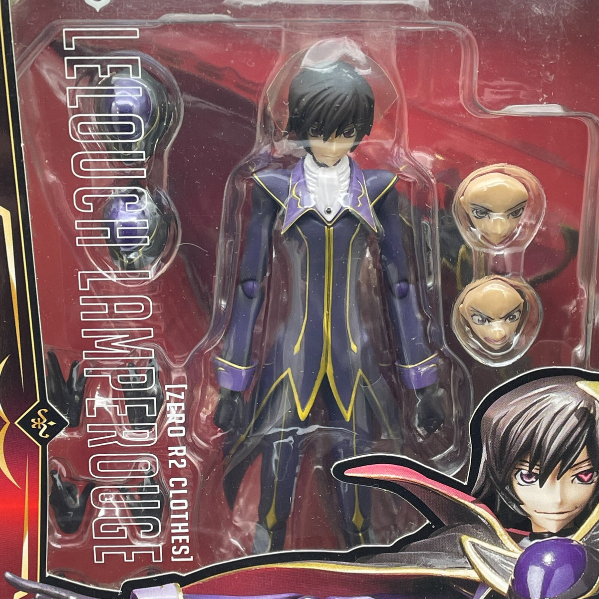S.H.Figuarts Code Geass Lelouch Lamperouge zero R2 costume Figure Bandai Japan
