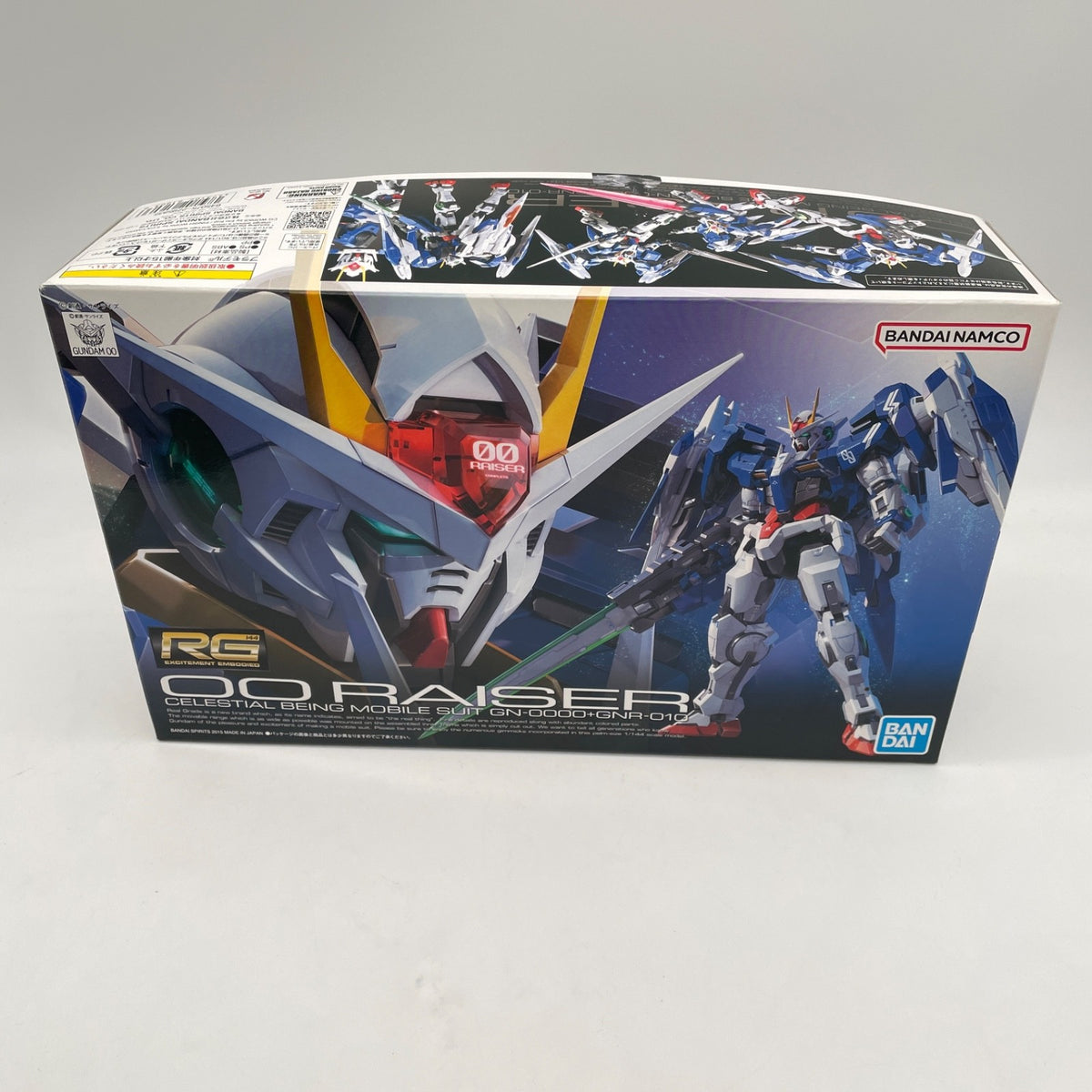 Bandai RG(18) 1/144 Gundam 00 Raiser OO GN-0000+GNR-010 Mobile Suit Model Kit JP