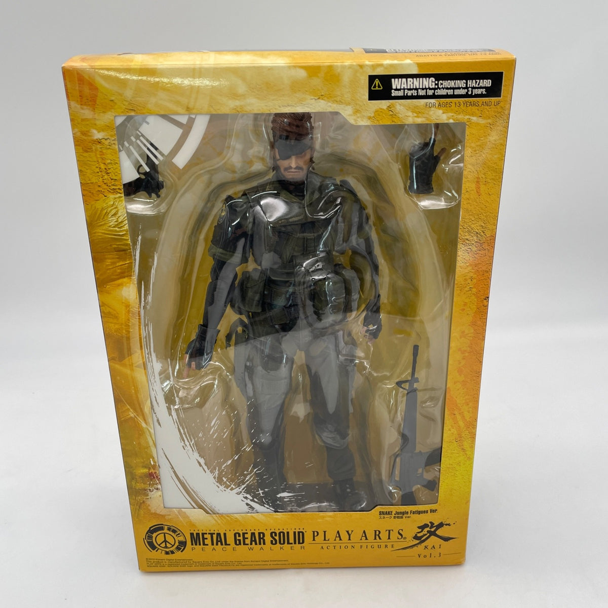Play Arts Kai Snake Jungle Fatigues Ver Figure METAL GEAR SOLID PEACE WALKER