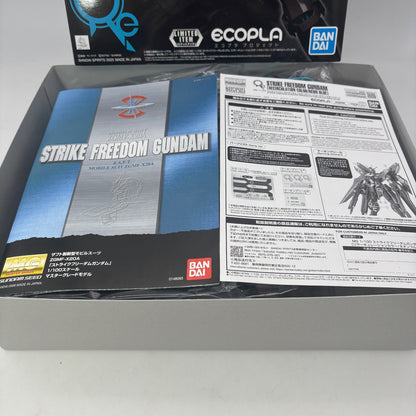 Bandai MG 1/100 Strike Freedom Gundam Recirculation Neon Blue ECOPLA Limited