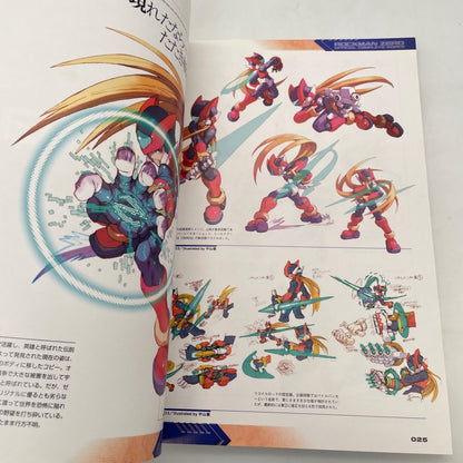 CAPCOM Rockman Mega Man Zero Official Complete Works Art Book Japanese