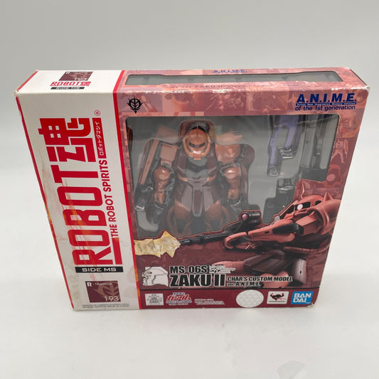 BANDAI ROBOT SPIRITS GUNDAM MS-06S ZAKU II CHAR'S CUSTOM ver. A.N.I.M.E. JP