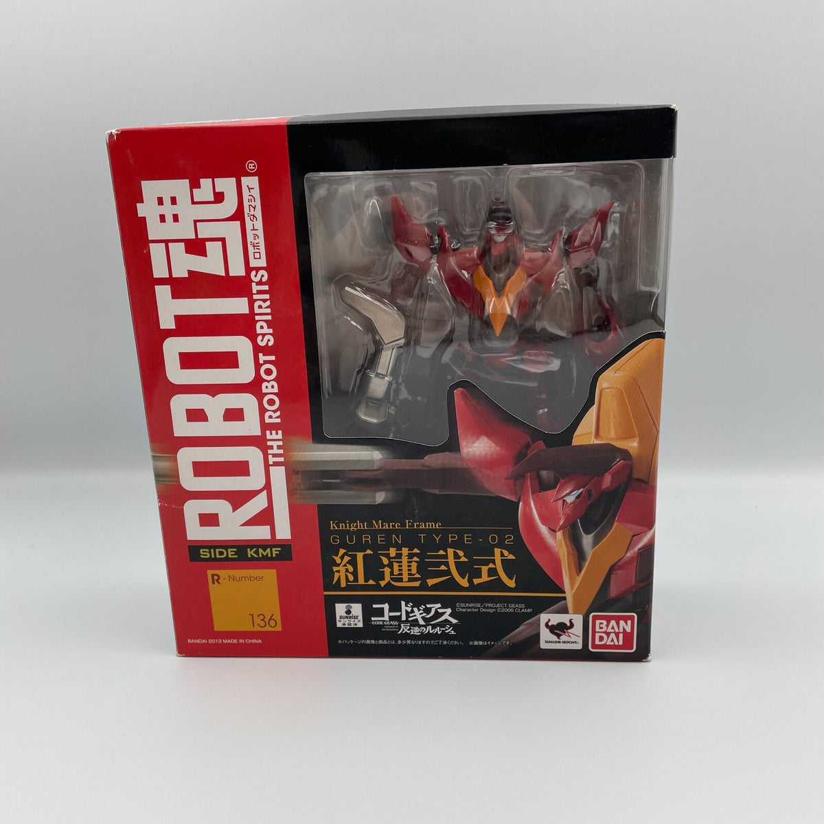 ROBOT Spirits Code Geass SIDE KMF Guren Type-02 Action Figure Bandai Japan