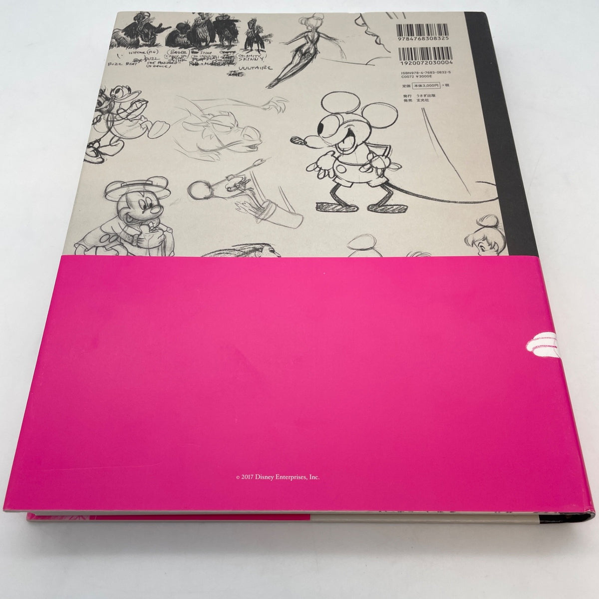 Disney Sketchbook: Disney Animation Original Sketches Art Book Japan Import