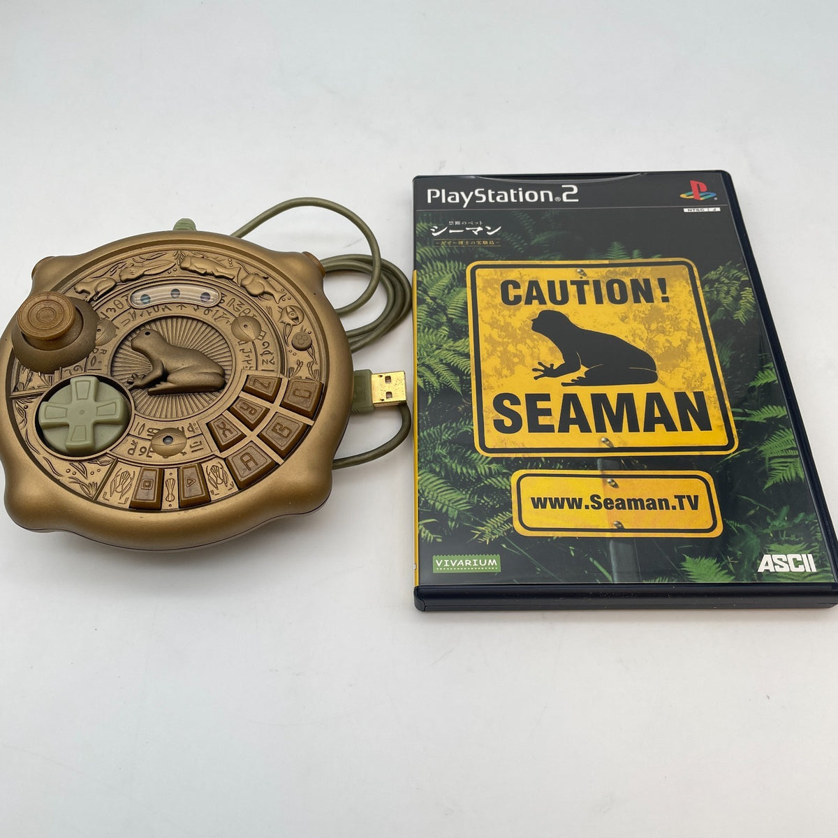 Seaman Limited Edition Special Controller Sony Play Station 2 PS2 ASCII Used