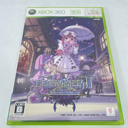 XBOX 360 Death Smiles 2 II X Makai Merry Christmas Japan Import