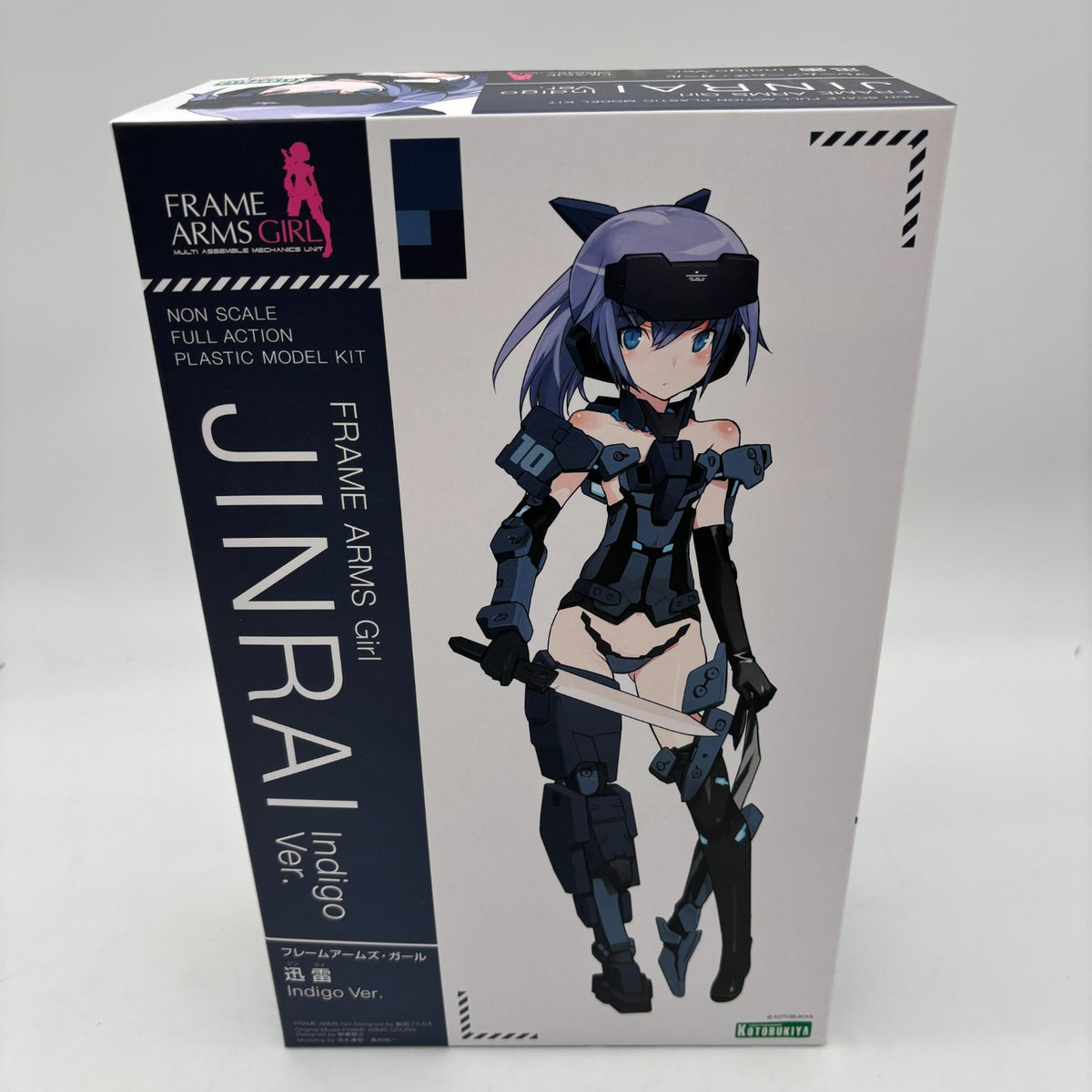 Kotobukiya Frame Arms Girl JINRAI Indigo Ver. Plastic Model Kit JAPAN