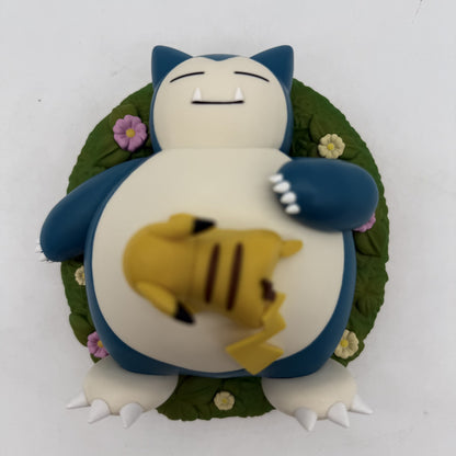 Pokemon Relaxing Time Pikachu Snorlax Figure BANDAI Banpresto w/Box