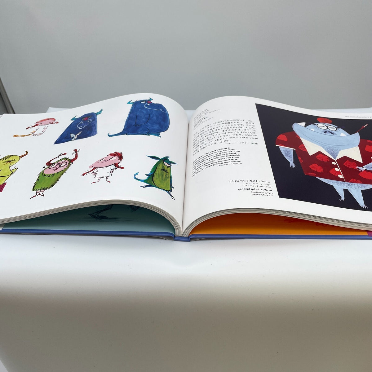 The Art of Monsters, Inc. Art Book Illustration Disney Pixar Hardcover