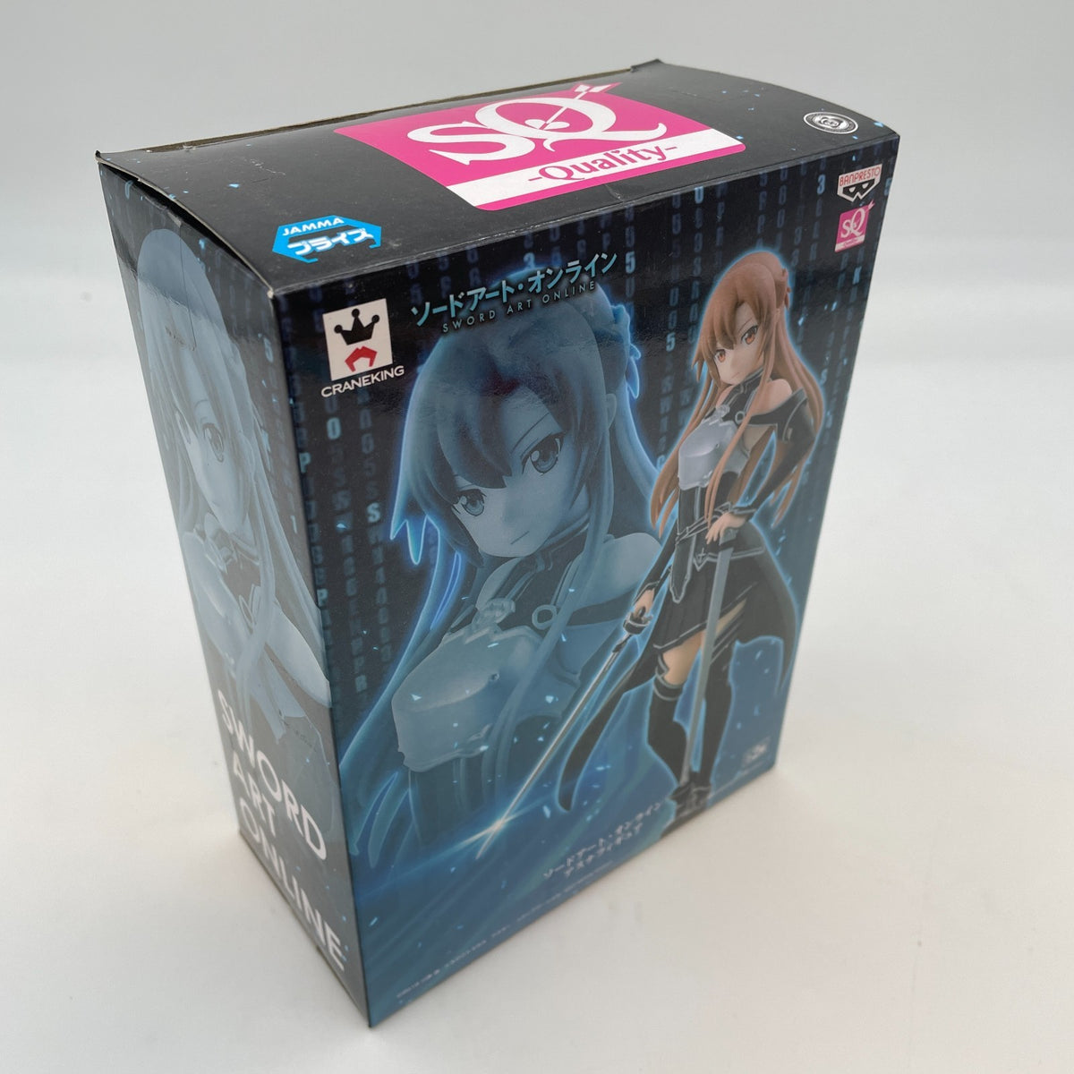 SQ Sword Art Online Asuna Figure Asuna Kirito Color ver. Banpresto CRANEKING