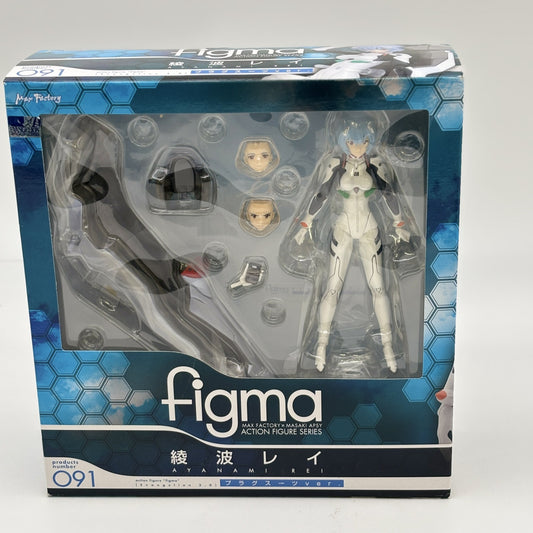 figma Evangelion Rei Ayanami Plug Suit Ver. Action Figure #091 Max Factory