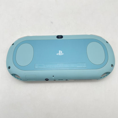 SONY PlayStation PS Vita PCH 2000 Light Blue White Console Charger Tested w/Box