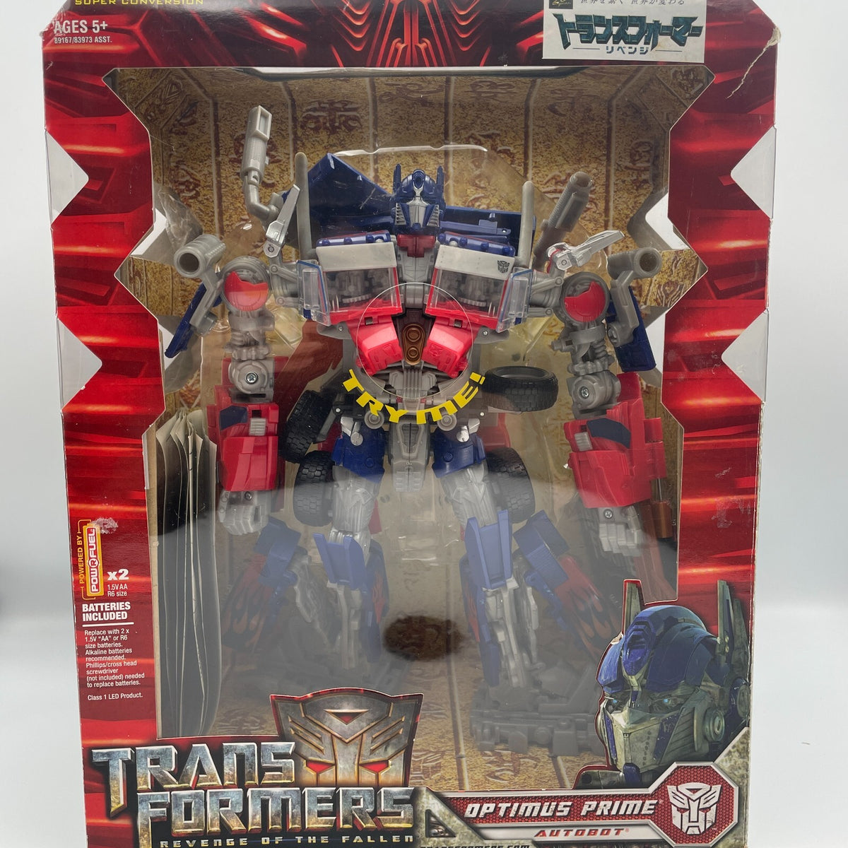 Takara Tomy RA-01 Optimus Prime Figure Transformers Revenge Japan Import