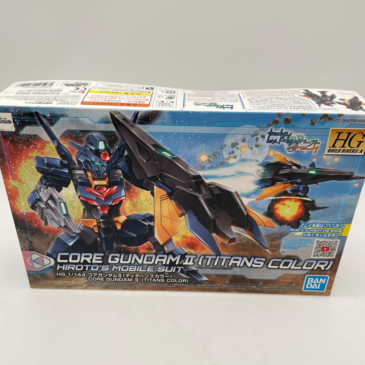 Bandai 1/144 HGBD HG Build Divers:R 043 Core Gundam II Titans Color Model Kit JP