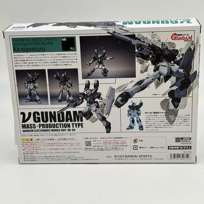METAL ROBOT Spirits Mass Production Nu Gundam Ka Signature Figure