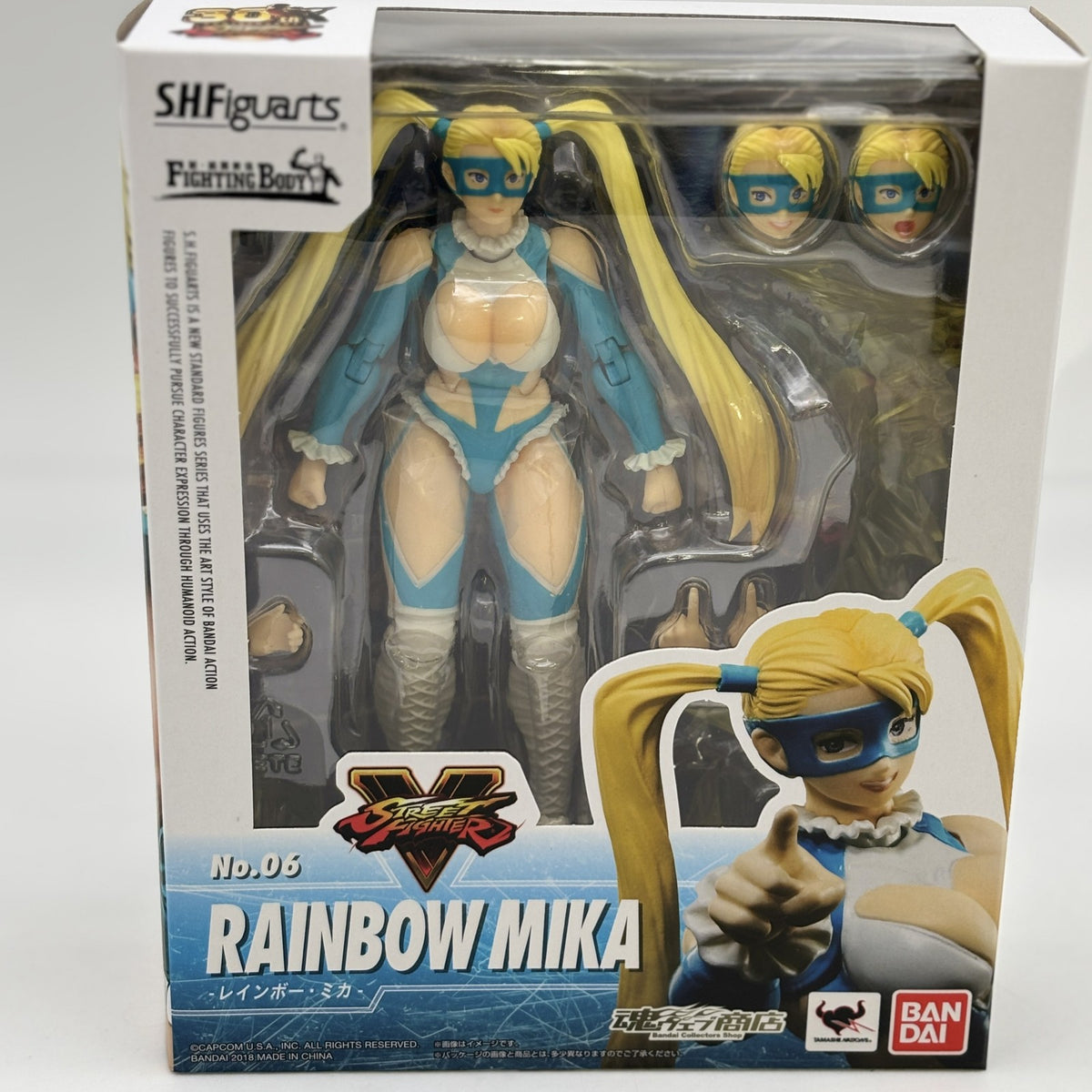 S.H.Figuarts Street Fighter V RAINBOW MIKA Figure CAPCOM Game BANDAI