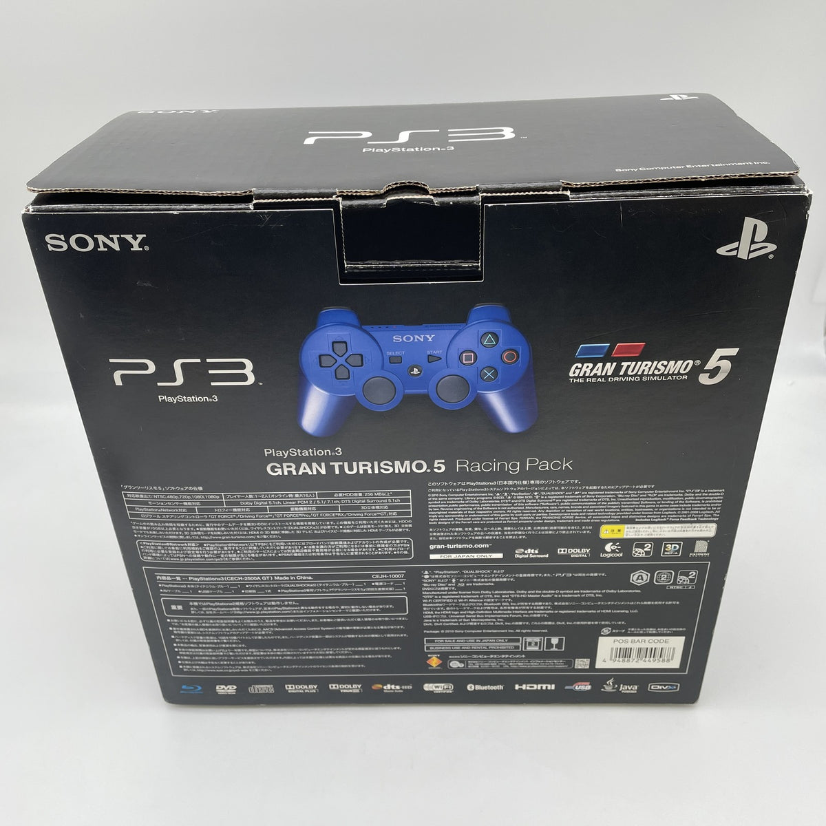 GRAN TURISMO 5 RACING PACK PS3 limited edition Titanium Blue CECH-2500A Japan