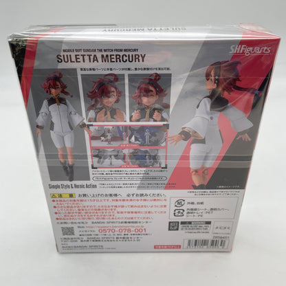 S.H.Figuarts Suletta Mercury Action FIgure Gundam the Witch from Mercury Bandai