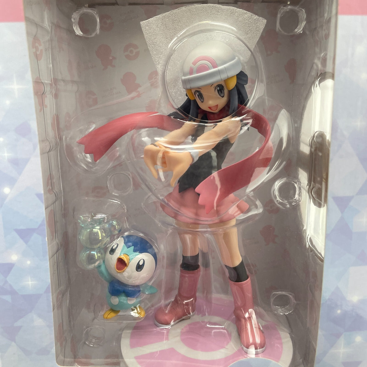 Pokemon Series Hikari with Pochama Piplup 1/8 Figure ARTFX Kotobukiya