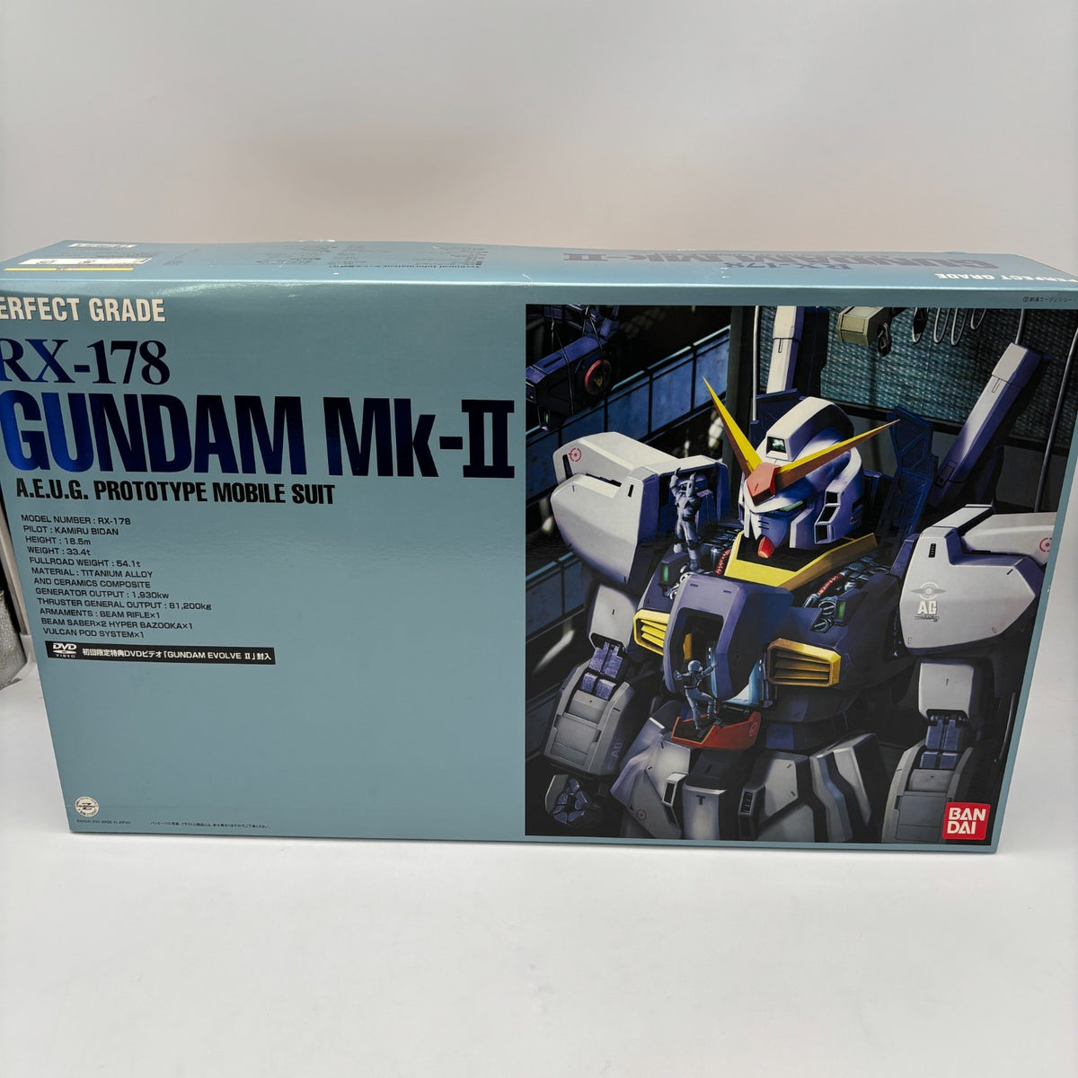 PG 1/60 RX 178 Gundam Mk II AEUG Color Zeta Gundam Model Kit BANDAI