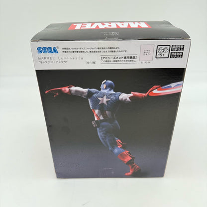 SEGA Marvel Luminasta Captain America Figure Statue Avengers Hero Japan
