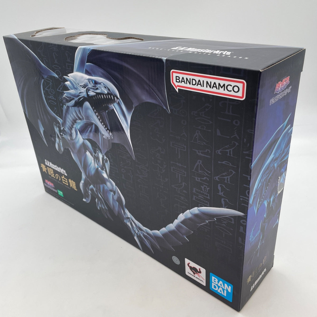 S.H.MonsterArts Yu-Gi-Oh Duel Monsters Blue-Eyes White Dragon Figure BANDAI