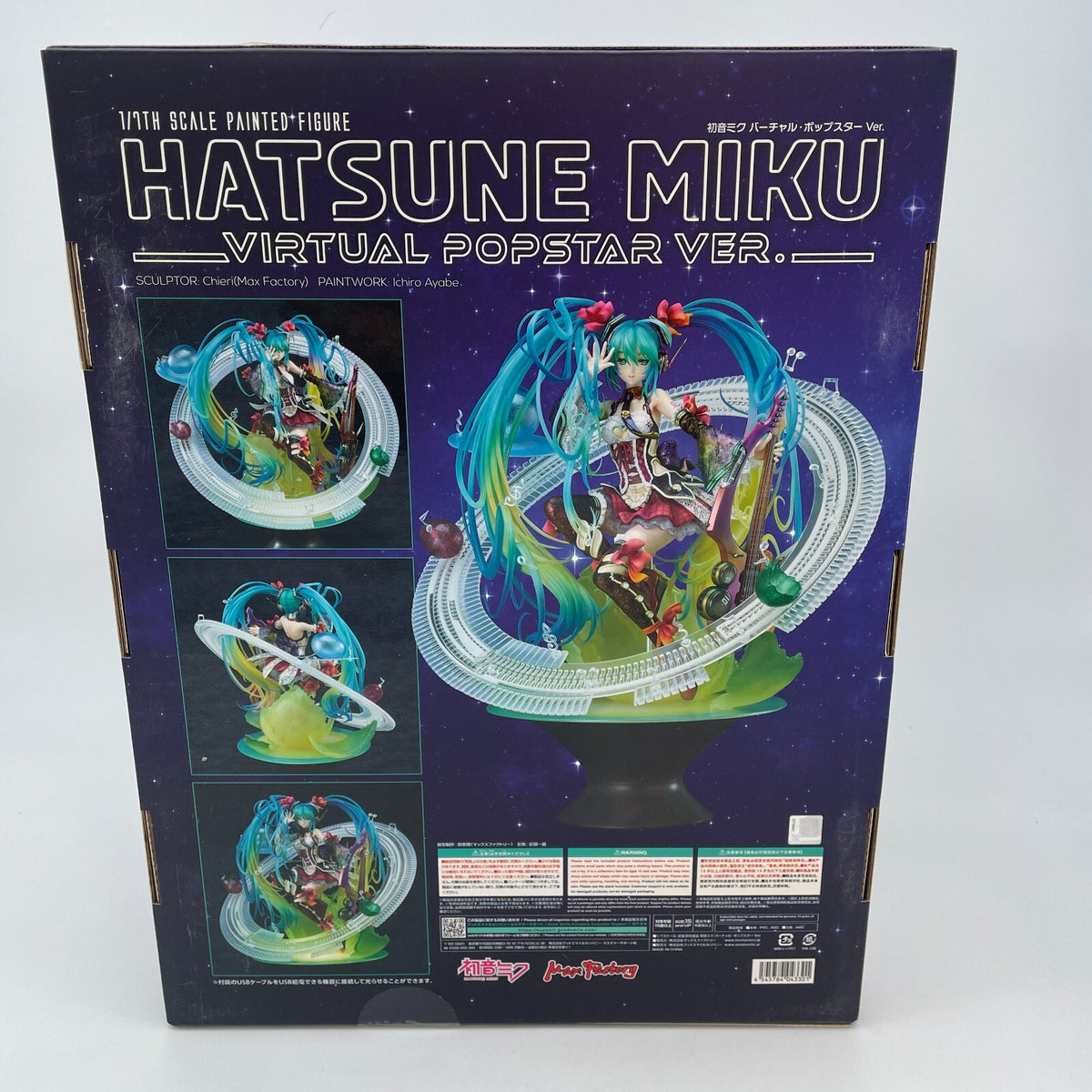 Hatsune Miku Virtual Popstar Ver. 1/7 Figure Max Factory Japan import