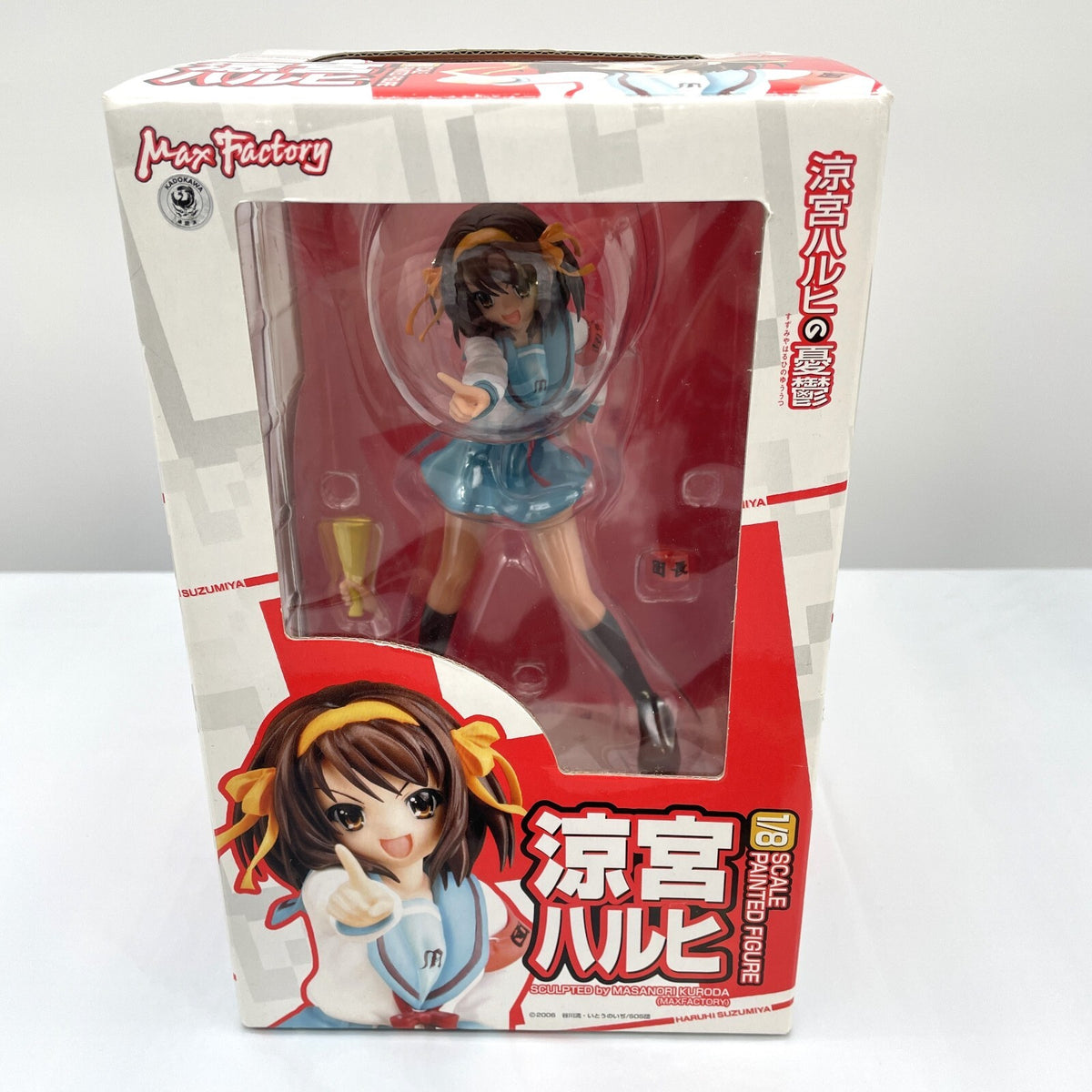 Suzumiya haruhi 1/8 PVC Figure The Melancholy of Haruhi Suzumiya Max Factory Toy
