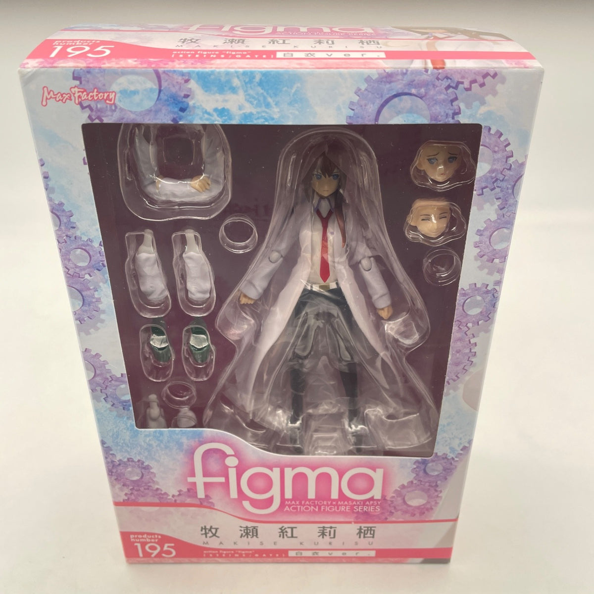 figma Steins gate Kurisu Makise figure White Coat Ver. #195 Max Factory Japan