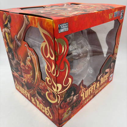 One Piece Luffy & Ace Brotherly Bonds 20th Limited Ver. Figure MegaHouse