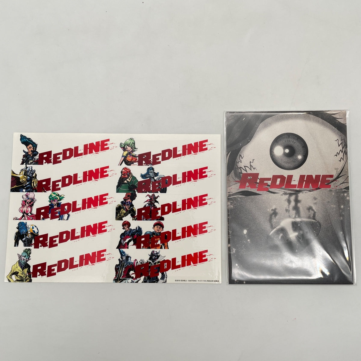 REDLINE Collector's Edition Blu-ray Post Card Sticker Japan English Mad house