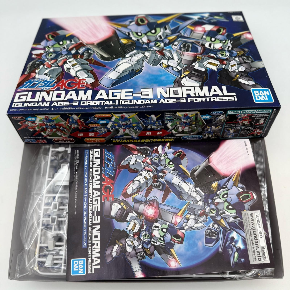 Bandai Spirits BB#372 Gundam Age-3 Normal Fortress Orbital SD Kit japan