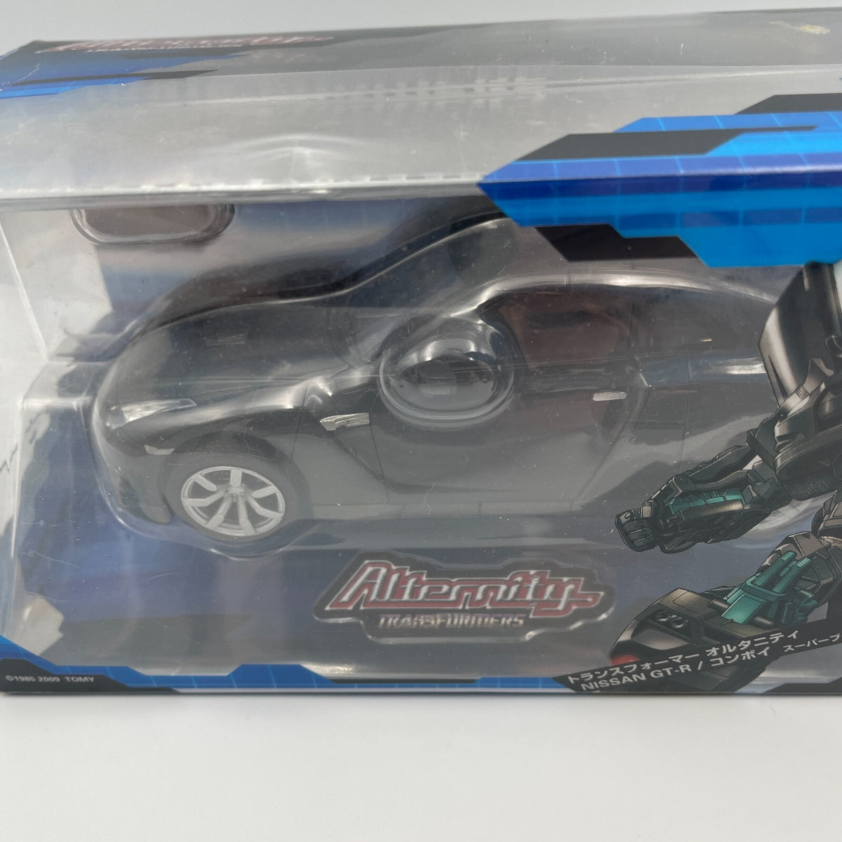 TRANSFORMERS A-01 NISSAN GT-R/ CONVOY SUPER BLACK ALTERNITY IN STOCK TAKARA TOMY