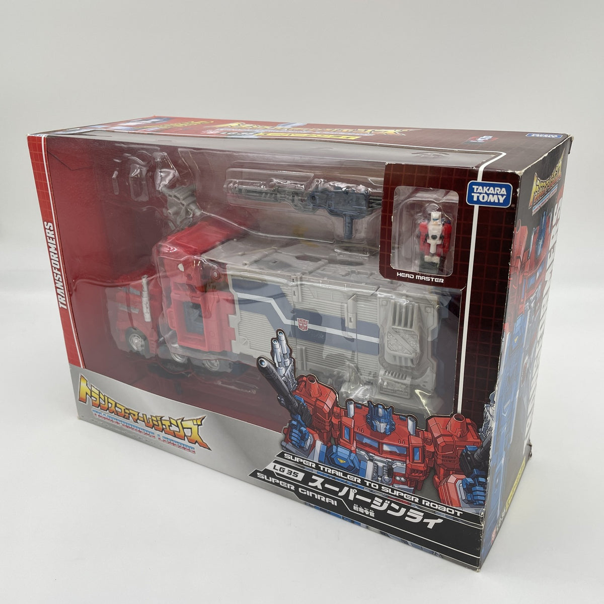Transformers Legends LG35 Super Ginrai Optimus Prime Action Figure Takara Tomy