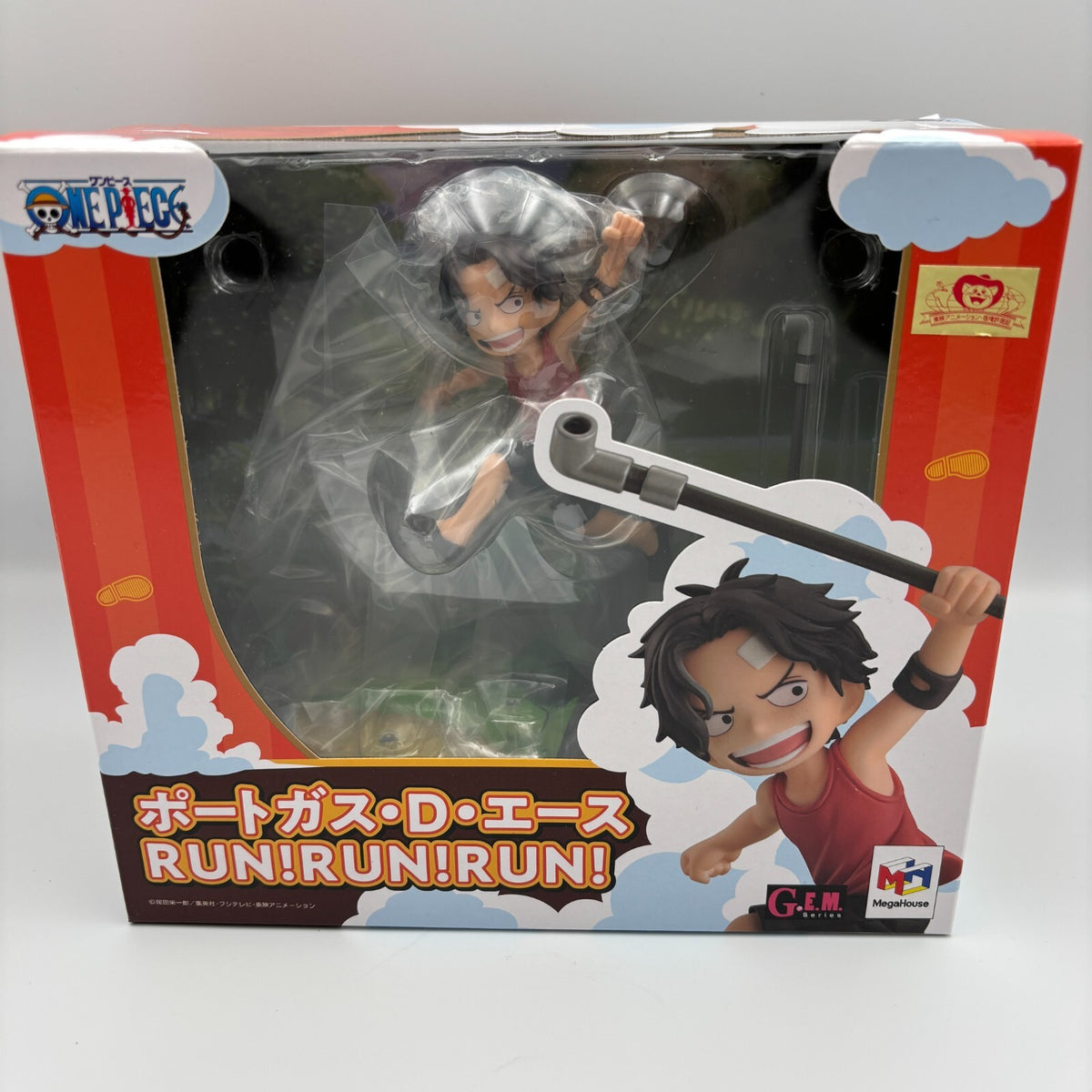 G.E.M. Series ONE PIECE Portgas D. Ace RUN! RUN! RUN! Figure MegaHouse