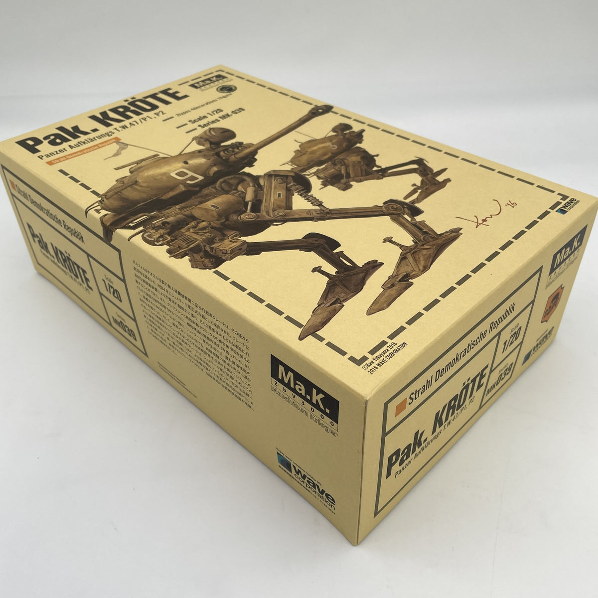 1/20 Packrete Ma.K. Maschinen Krieger pack MK-039 Plastic model WAVE Pak. KROTE