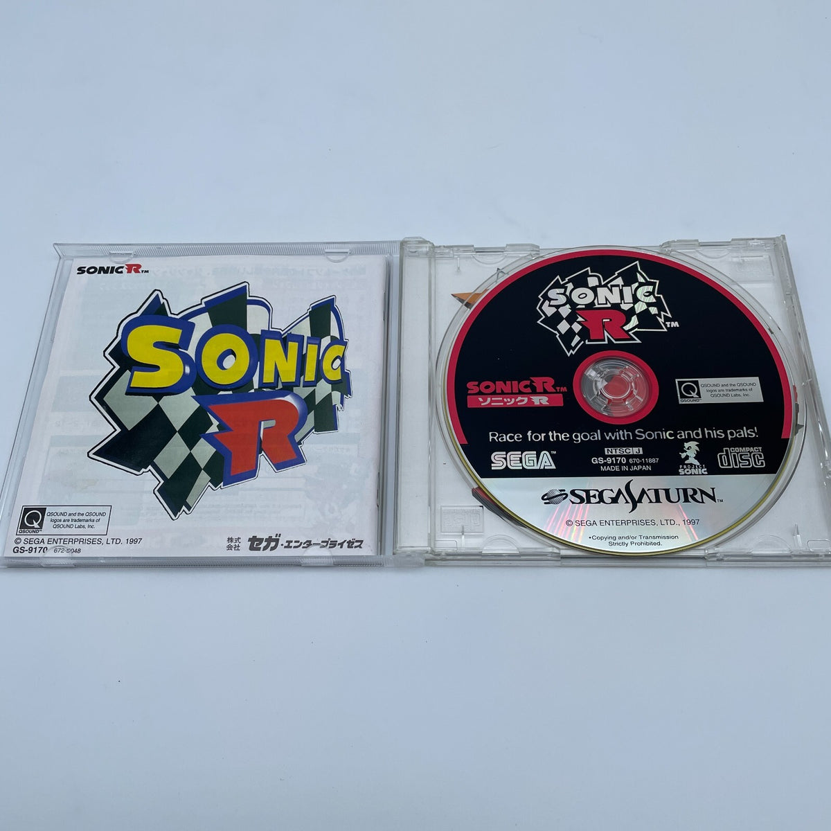 Sega Saturn Sonic R SS Sega Enterprises Japan Import Game