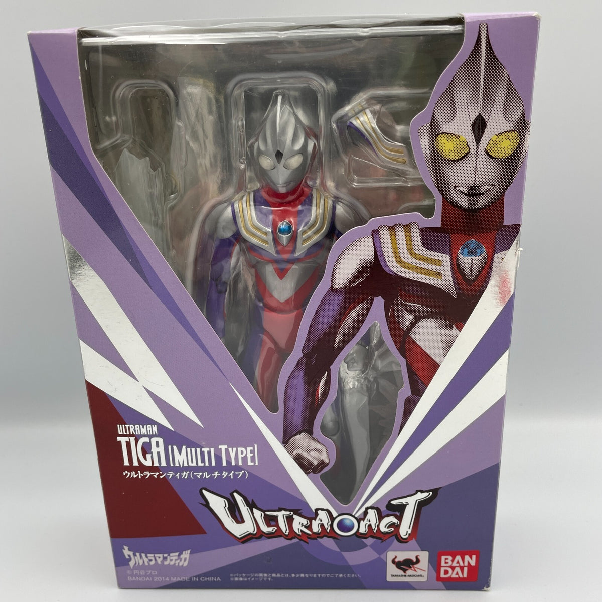 Ultra-Act Ultraman Tiga multi type Action Figure Bandai Japan Import
