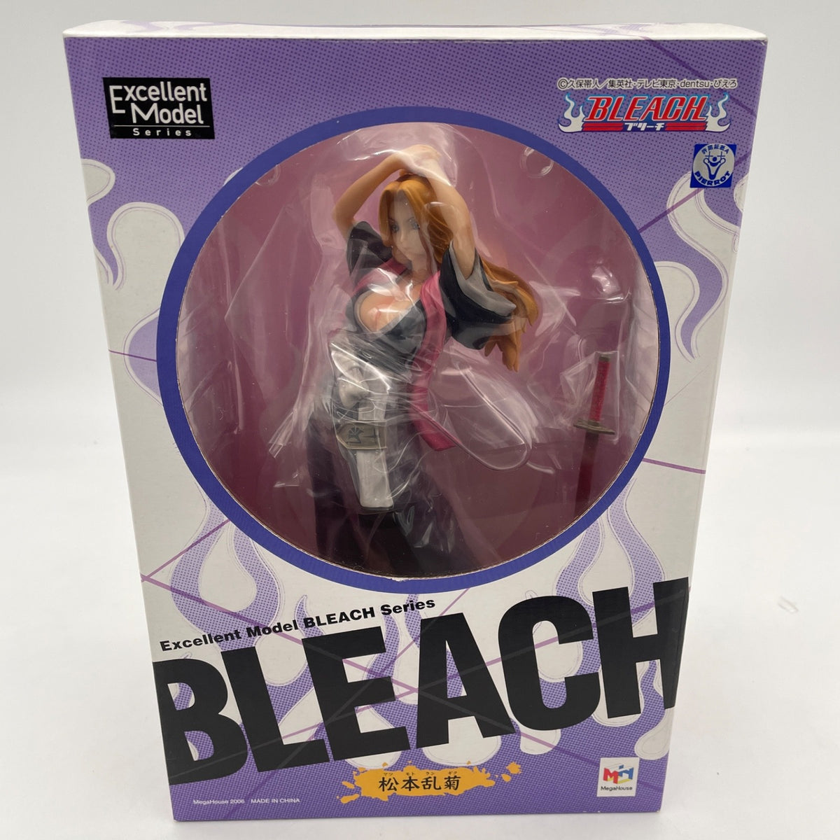 Excellent Model BLEACH series Matsumoto Rangiku 1/8 PVC Figure MegaHouse Anime