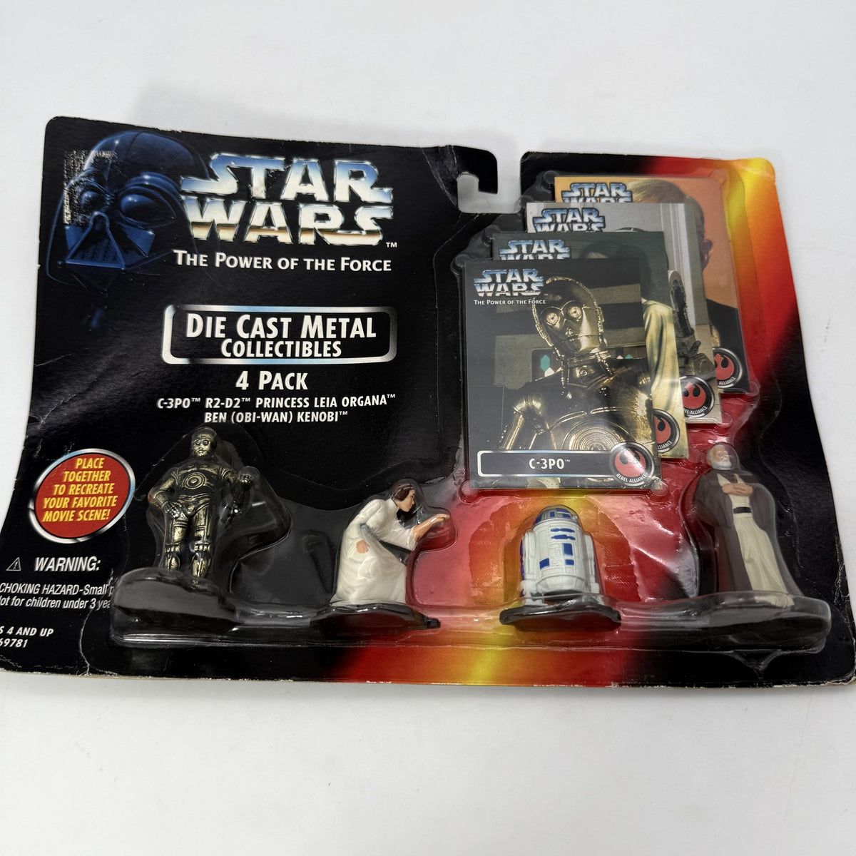 Star Wars Die Cast Metal Collectibles 4 Pack The Power of the Force 1995 Figures