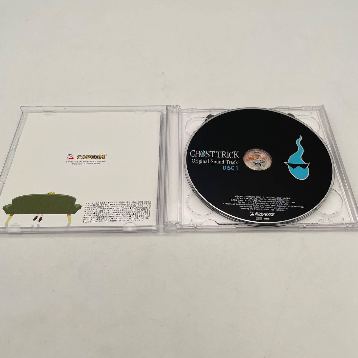 Ghost Trick Original Sound Track e-Capcom limited CD 2-disc set Japan Game Music