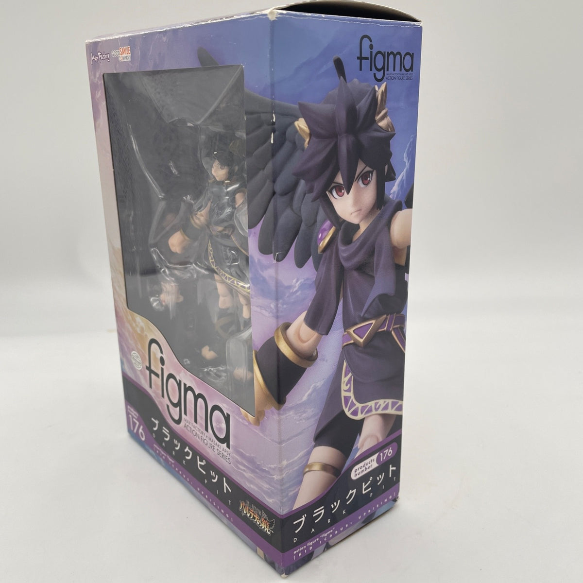 figma Kid Icarus Uprising black Pit Figure #176 Max Factory Japan Import