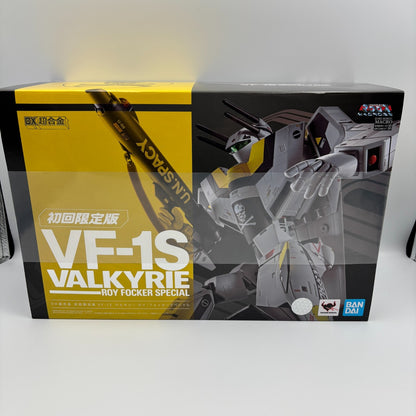 DX Chogokin Macross First Limited Edition VF-1S Valkyrie Roy Focker Special JP