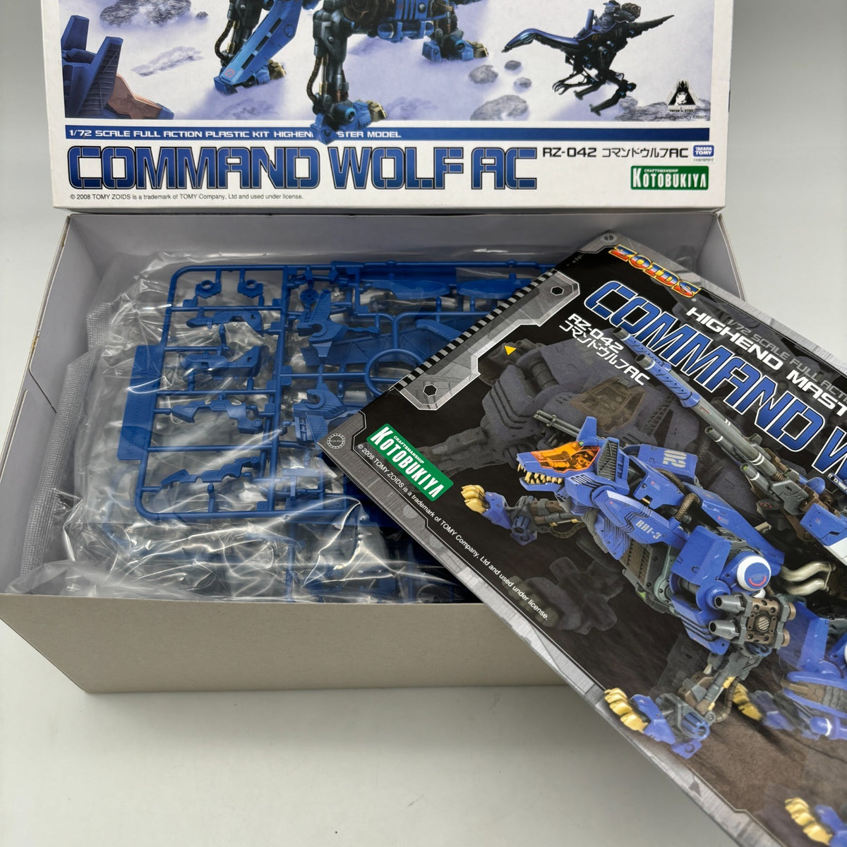 ZOIDS RZ-042 Command Wolf AC HMM 007 Plastic model 1/72 Japan kotobukiya